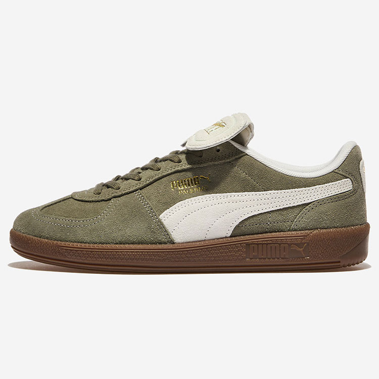 PUMA（プーマ） スニーカー PALERMO PREMIUM SUEDE VELVET MOSS WARM