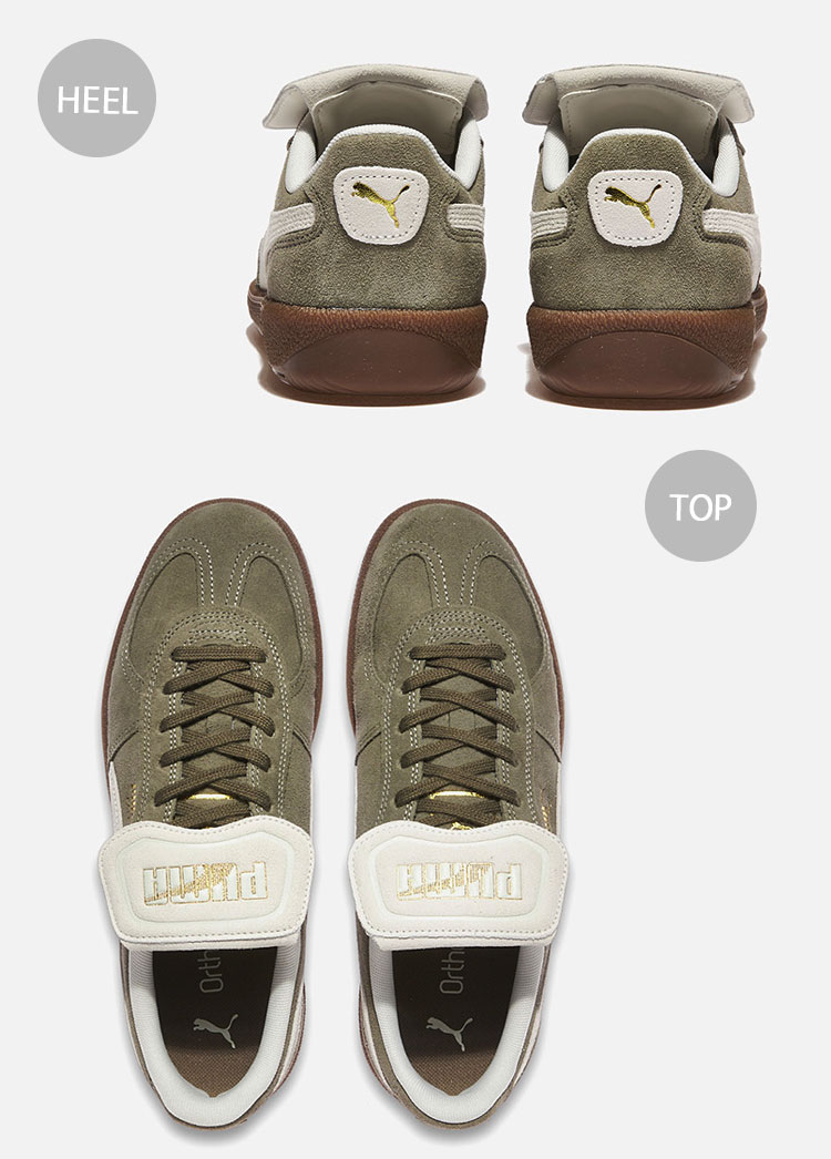 PUMA プーマ スニーカー PALERMO PREMIUM SUEDE VELVET MOSS WARM WHITE PKI40235002 パレルモ プレミアム スエード モス ホワイト PUMA（プーマ） スニーカー PALERMO PREMIUM SUEDE VELVET MOSS WARM