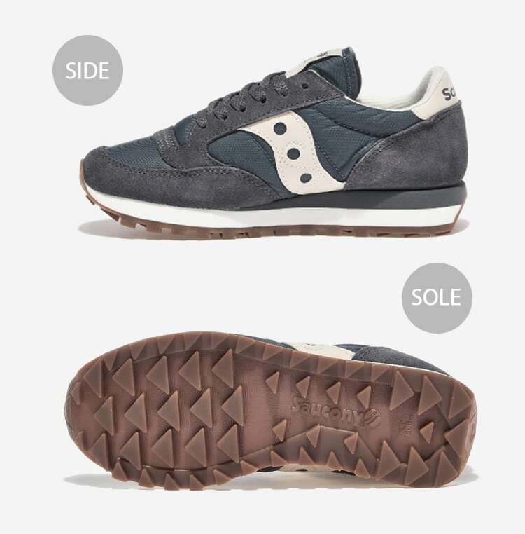 Saucony サッカニー スニーカー JAZZ ORIGINAL NAVY CREAM S2044