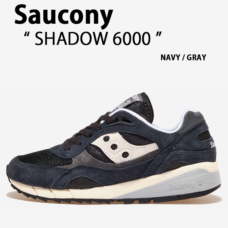 Saucony（サッカニー） スニーカー SAHDOW 6000 S70441-47 NAVY GRAY
