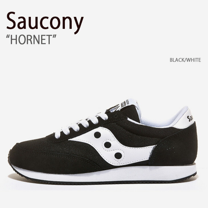 ボニー SP Saucony（サッカニー） スニーカー HORNET BLACK WHITE S70538-1