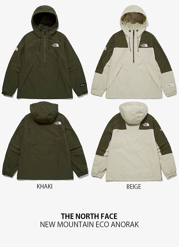 THE NORTH FACE ノースフェイス マウンテンジャケット NEW MOUNTAIN ECO ANORAK アノラックパーカー プルオーバー  メンズ レディース ウィメンズ NA3BM60A/B