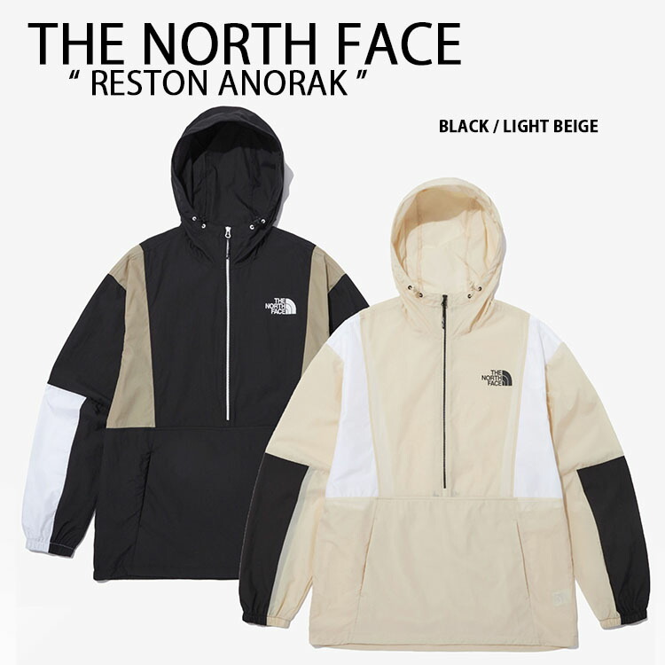 THE NORTH FACE ノースフェイス マウンテンパーカー RESTON ANORAK アノラックパーカー ハーフジップパーカー BLACK  BEIGE アノラックジャケット NA3LP01K/L