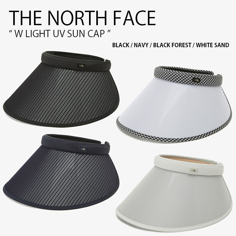 THE NORTH FACE ノースフェイス レディース サンバイザー W LIGHT UV SUN CAP サンキャップ つば広 UVカット 女性用 NE3CR09 NE3CP08A/B/C/D tnf-ne3cp08.jpg
