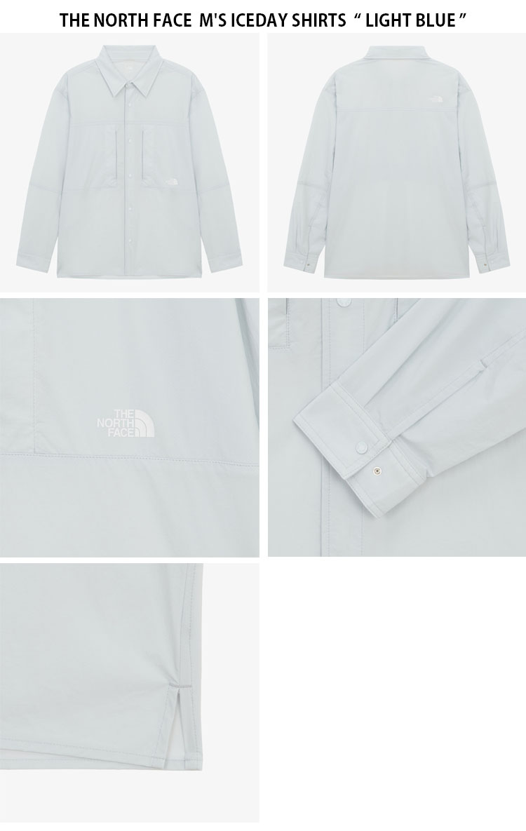 [ノースフェイス] M'S ICEDAY 長袖 ZIP Tシャツ★新作・25SS★ THE NORTH FACE ノースフェイス シャツ M'S ICEDAY SHIRTS