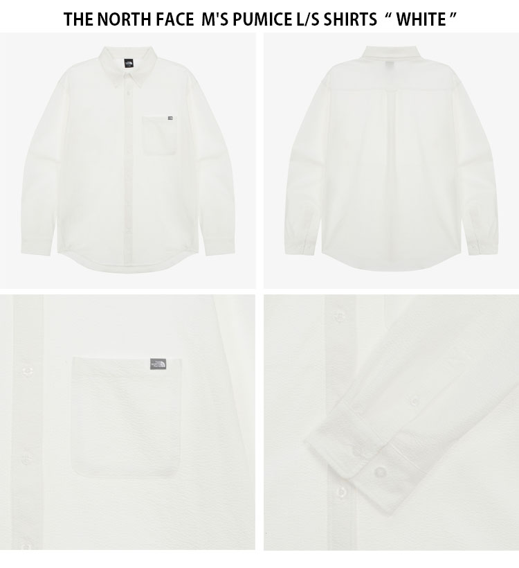 THE NORTH FACE ノースフェイス シャツ M'S PUMICE L/S SHIRTS