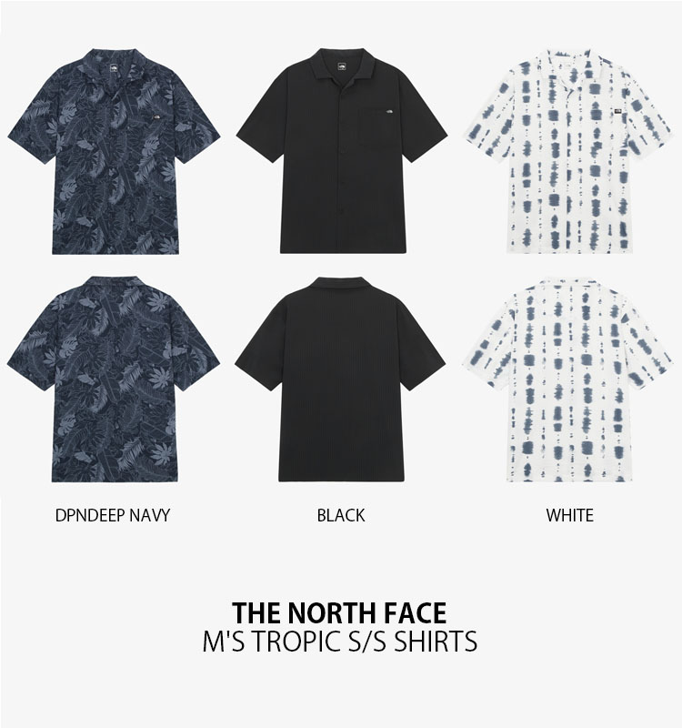 【THE NORTH FACE】★25SS★M'Sトロピック半袖シャツ THE NORTH FACE ノースフェイス カジュアルシャツ M'S TROPIC S