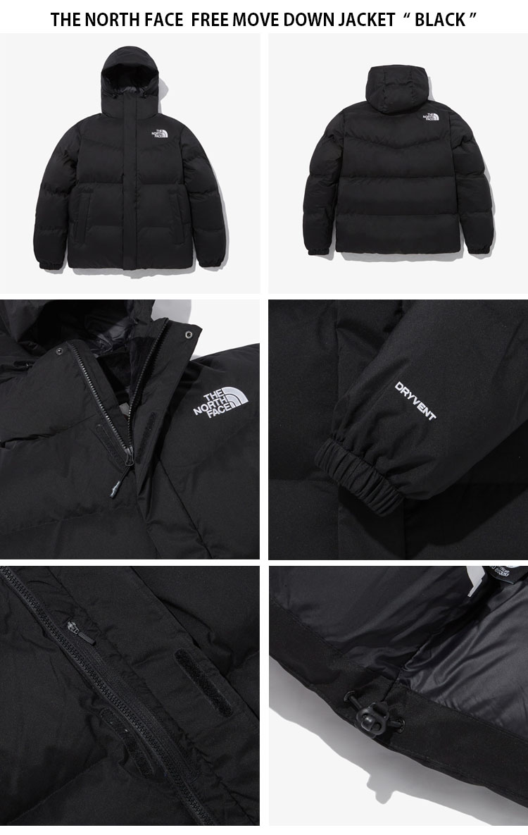 美品 ザノースフェイス フリームーブダウンジャケット L ブラック THE NORTH FACE ノースフェイス ダウンジャケット FREE MOVE
