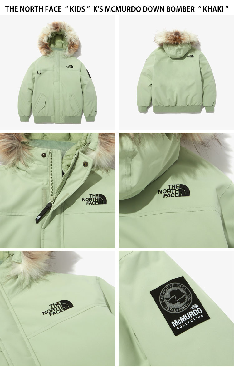 THE NORTH FACE ノースフェイス キッズ ダウンジャケット K'S MCMURDO DOWN BOMBER マクマード ダウン ボンバー  ジャケット パーカー 子供用 NJ1DN53S/T/U