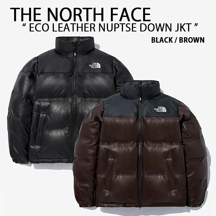 THE NORTH FACE ノースフェイス ダウンジャケット ECO LEATHER NUPTSE