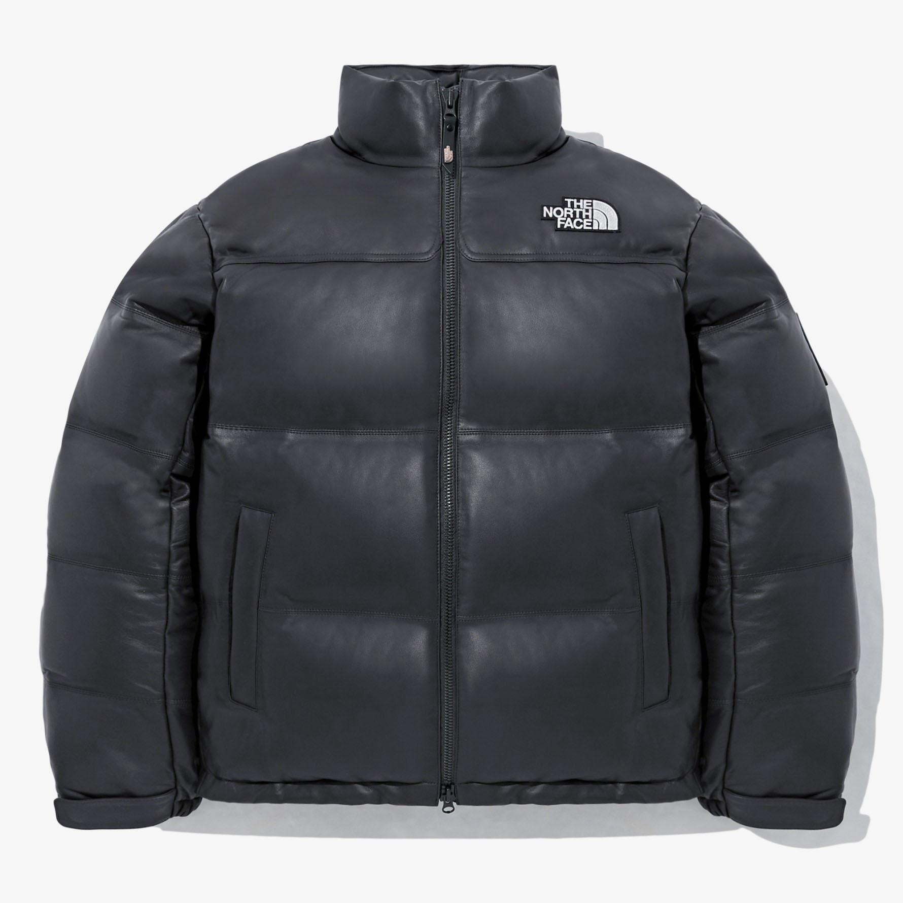 THE NORTH FACE ノースフェイス ダウンジャケット LEATHER NUPTSE DOWN JACKET レザー 本革 800フィルパワー ヌプシ ダウン ジャケット 限定 NJ1DP57J/K/L｜a-dot｜04