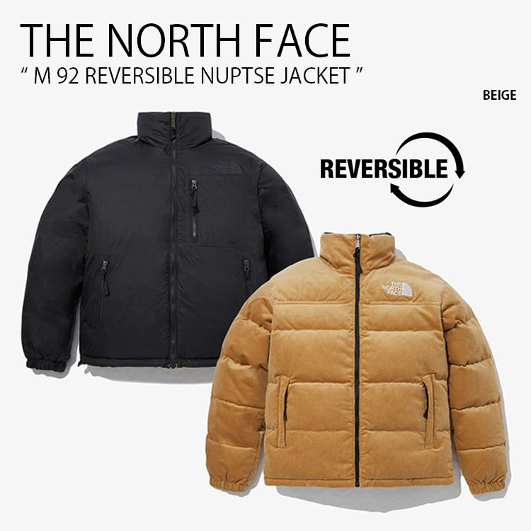 THE NORTH FACE ベージュ ダウンジャケット　リバーシブル tnf-nj1dp70a.jpg