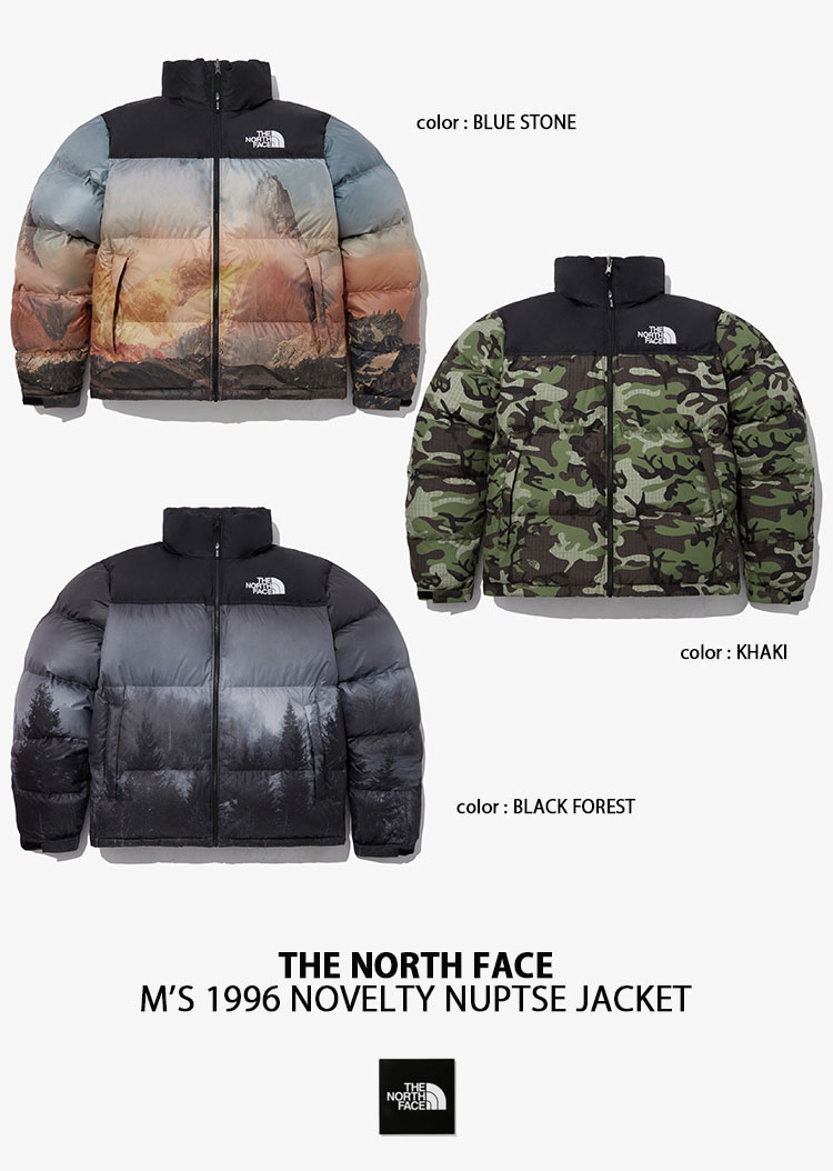 THE NORTH FACE ダウンジャケット カモフラージュ/ブラック