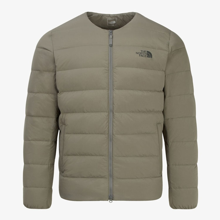 最終価格★新品★ノースフェイス　チューブダウンカーディガン　ベージュ　L 韓国 THE NORTH FACE（ザ ノースフェイス） ノースフェイス トランクル