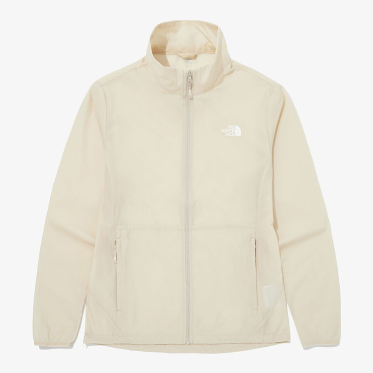 ジャケット [The North Face] W'S FLYHIGH JACKET - WHITE_SAND THE NORTH FACE ノースフェイス ナイロンジャケット W'S FLYHIGH
