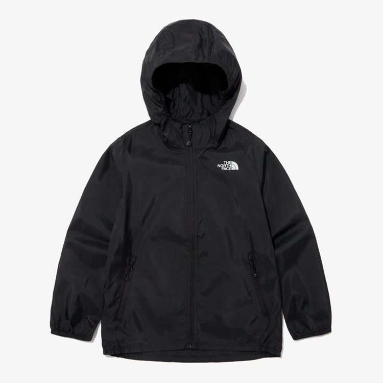 THE NORTH FACE ノースフェイス キッズ ナイロンジャケット KS FLURRY WIND HOODIE フューリー ウィンド フーディ パーカー ロゴ 子供用 NJ3LP02S/T/U/V