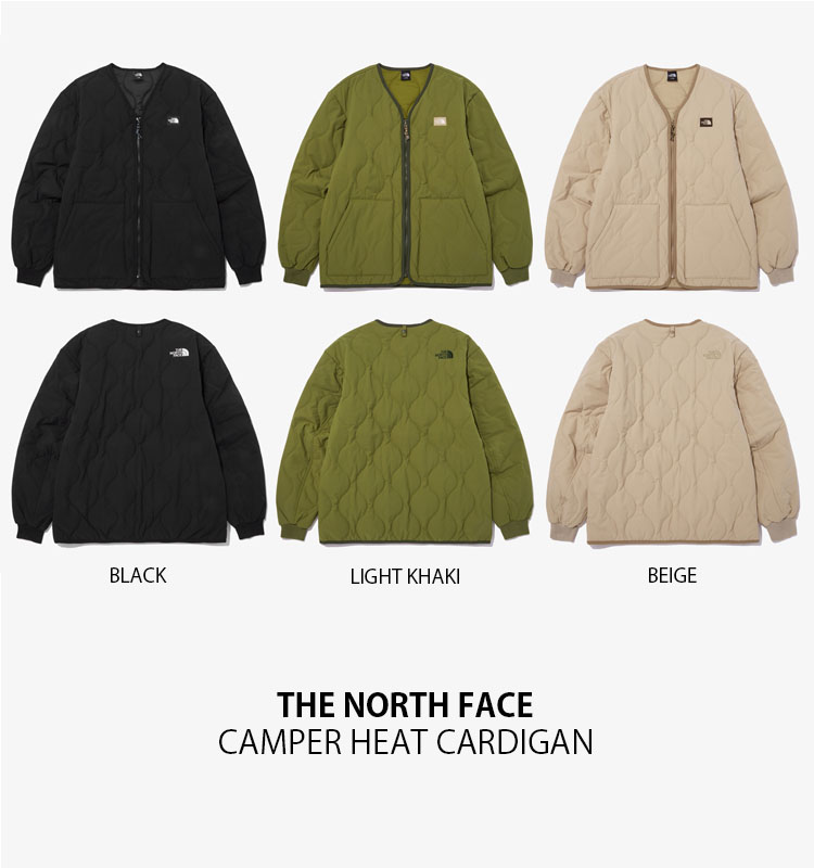 THE NORTH FACE ノースフェイス パディングジャケット CAMPER HEAT CARDIGAN キャンパー ヒート カーディガン  ジャケット 男性用 女性用 NJ3NN55A/B/C