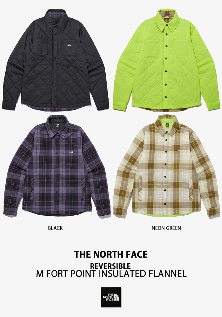 THE NORTH FACE ノースフェイス キルティングジャケット ネルシャツ M 