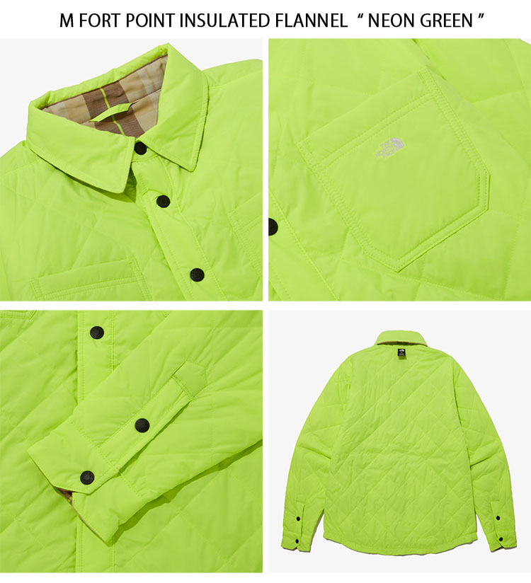 THE NORTH FACE ノースフェイス キルティングジャケット ネルシャツ M 
