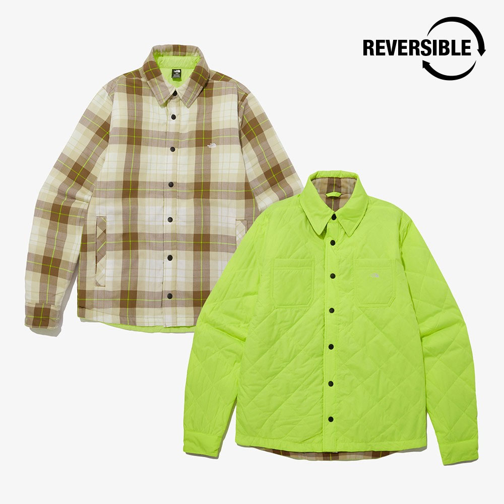 THE NORTH FACE ノースフェイス キルティングジャケット ネルシャツ M 