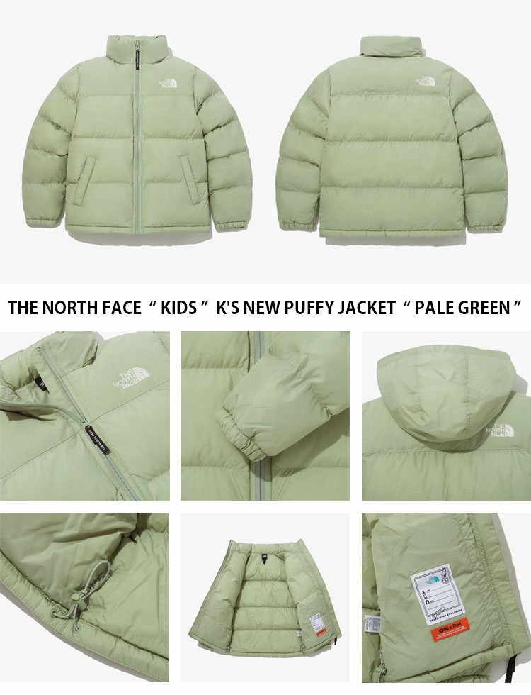 THE NORTH FACE ノースフェイス キッズ パディングジャケット K'S NEW PUFFY JACKET ニュー パフィー ジャケット  スタンドネック ロゴ 子供用 NJ3NP51S/T/U/V