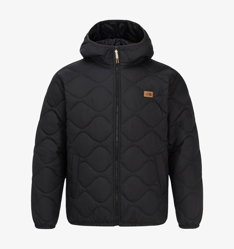 North No Name キルティングジャケット M 黒 THE NORTH FACE (ザ ノースフェイス) キルティング ノーカラー