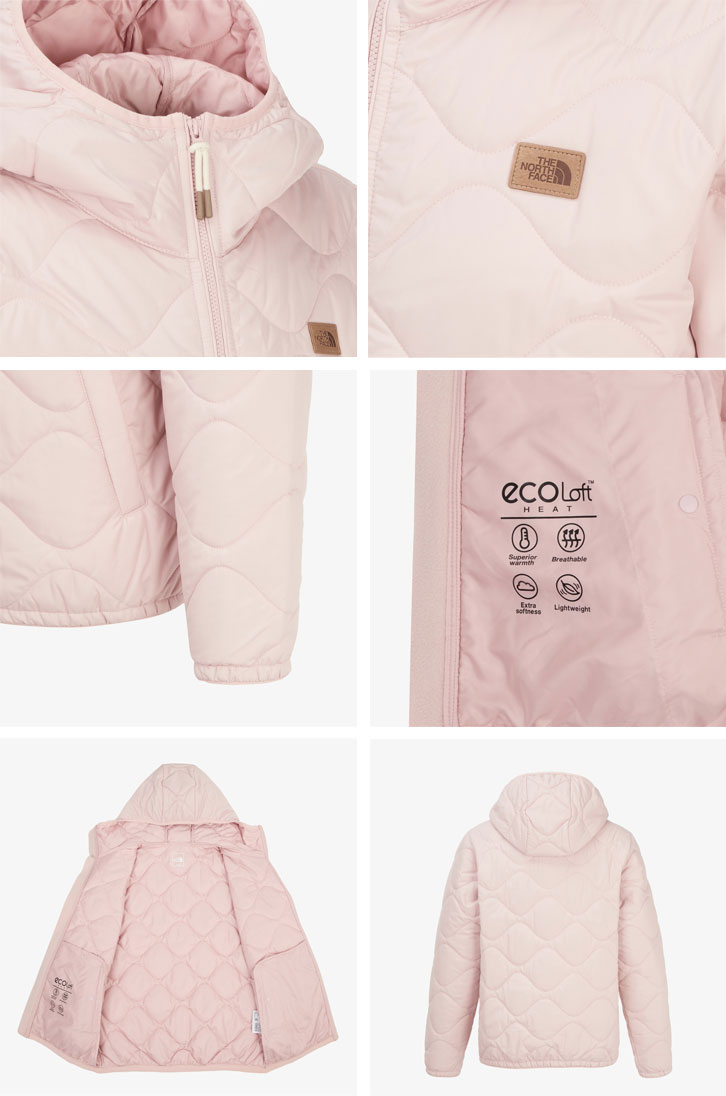 【新品】Nike ピンク キルティング ジャケット THE NORTH FACE（ザ ノースフェイス） ノースフェイス レディース