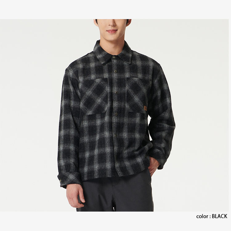 THE NORTH FACE ノースフェイス シャケット M’S CHECK SHACKET シャツジャケット チェックシャツ ジャケット ルーズフィット NJ3VP79A/B tnf-nj3vp79-2.jpg