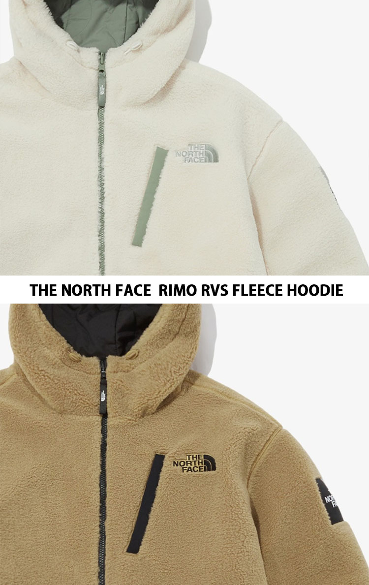 THE NORTH FACE ノースフェイス フリースジャケット RIMO RVS FLEECE HOODIE リバーシブル フリース ボアフリース  ジャケット WHITELABEL NJ4FP54K/J NJ4FN54