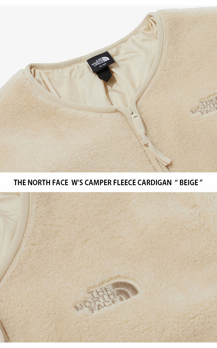 The NORTH Face Vネック カーディガン ベージュ THE NORTH FACE（ザ ノースフェイス） ノースフェイス レディース