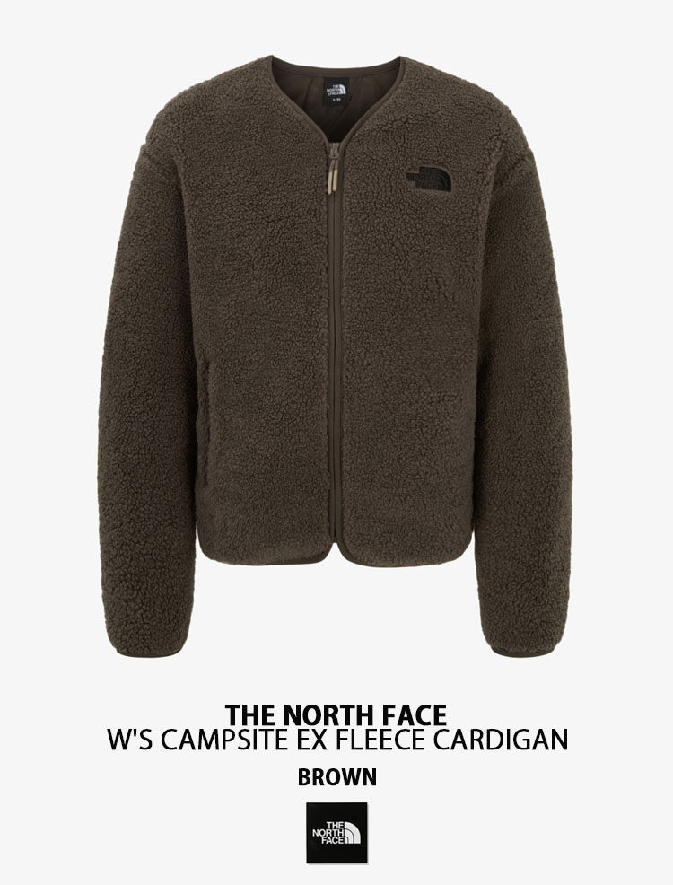 THE NORTH FACE ノースフェイス レディース フリース カーディガン W’S CAMPSITE EX FLEECE CARDIGAN セミクロップ丈 NJ4FR85 THE NORTH FACE（ザ ノースフェイス） ノースフェイス レディース