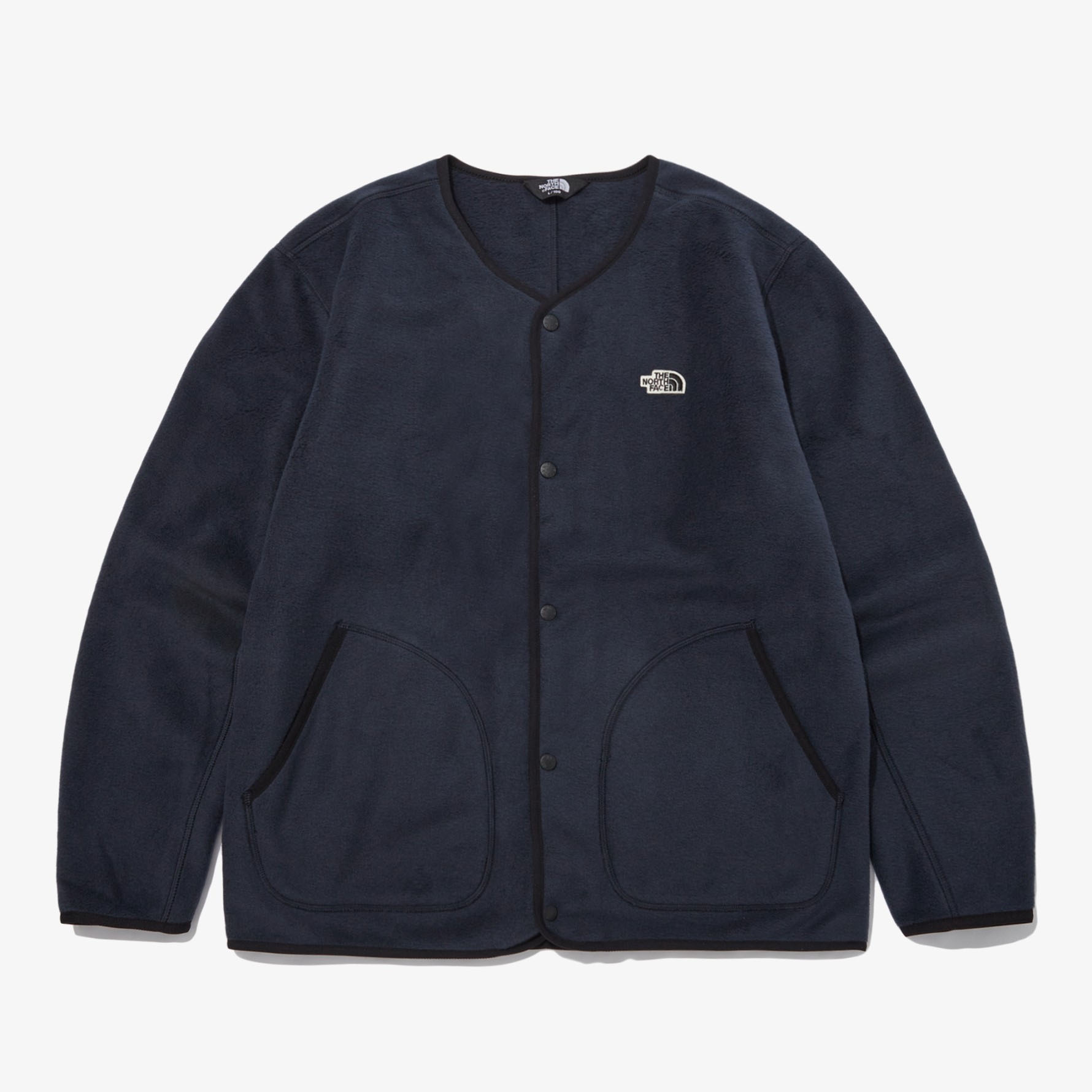 THE NORTH FACE ノースフェイス カーディガン ACAMPO EX CARDIGAN フリースカーディガン GRAY NAVY フリース  ロゴ ストリート グレー ネイビー NJ5JP51 NJ5JN63