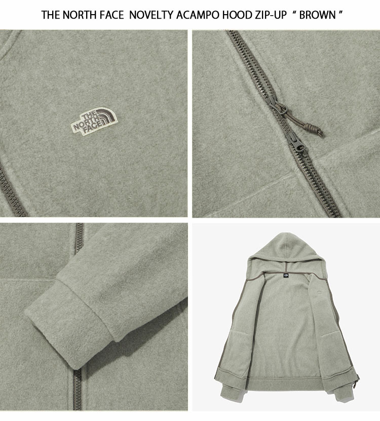 THE NORTH FACE ノースフェイス パーカー NOVELTY ACAMPO HOOD ZIP UP フルジップパーカー フリースパーカー  GRAY IVORY BROWN 迷彩 カモ NJ5JP28A/B/C/D : セレクトショップ a-dot - 通販 - Yahoo!ショッピング