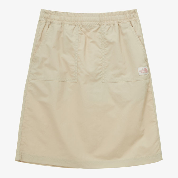 THE NORTH FACE ノースフェイス キッズ スカート KS CAMPER SKIRT キャンパー スカート ミニスカート ロゴ 女の子 子供用 NK6NP01S/T/U【中古】未使用品