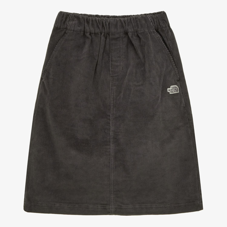 THE NORTH FACE ノースフェイス キッズ スカート GS CORDUROY CAMPER SKIRT ガールズ コーデュロイ キャンパー スカート ロゴ 女の子 子供用 NK6NP60S/T/U