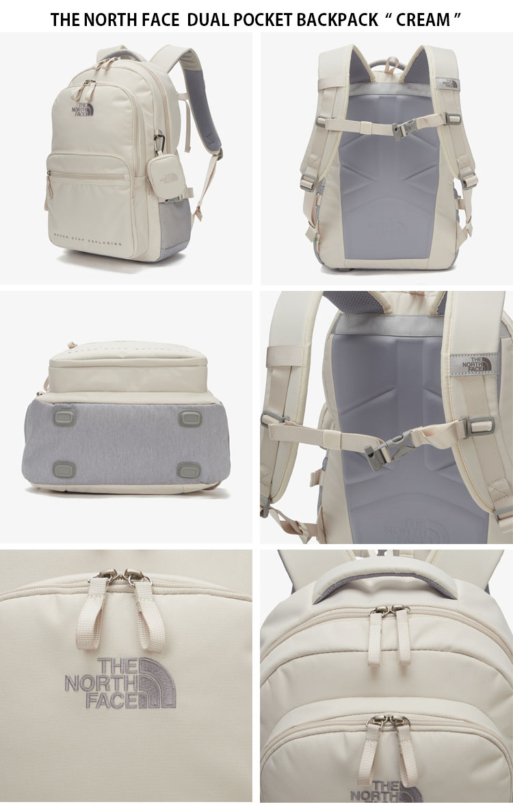 バッグ THE NORTH FACE DUAL POCKET BACKPACK Amazon.co.jp: [ザノースフェイス] The NORTH FACE ホワイト
