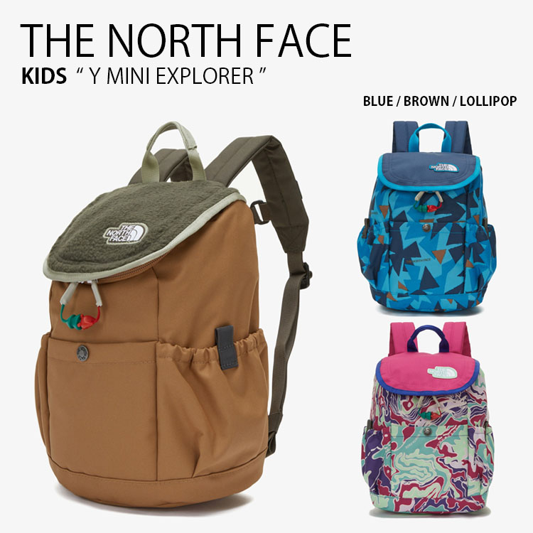 THE NORTH FACE ノースフェイス キッズ リュック Y MINI EXPLORER リュックサック デイパック バックパック バッグ  かばん ロゴ カジュアル NM2DN76R/S/T