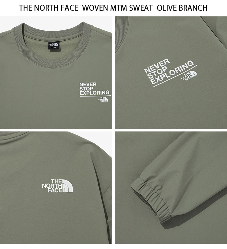 ★関税込★THE NORTH FACE★NSE WOVEN MTM スウェットシャツ★ THE NORTH FACE ノースフェイス スウェット NSE WOVEN MTM