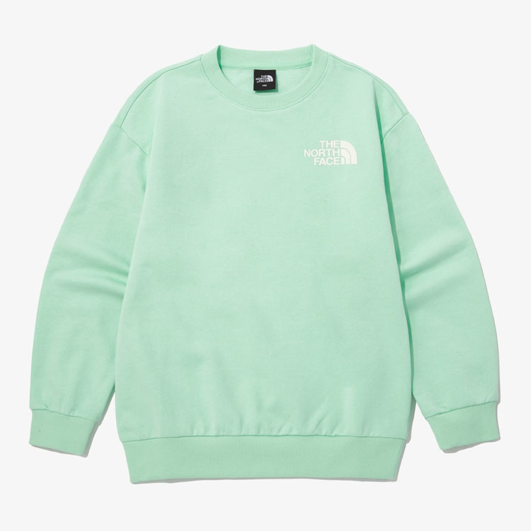 THE NORTH FACE ノースフェイス キッズ スウェット K'S ESSENTIAL SWEATSHIRTS エッセンシャル スウェットシャツ 長袖 トレーナー 子供用 NM5MP02S/T/U/V/W｜a-dot｜02