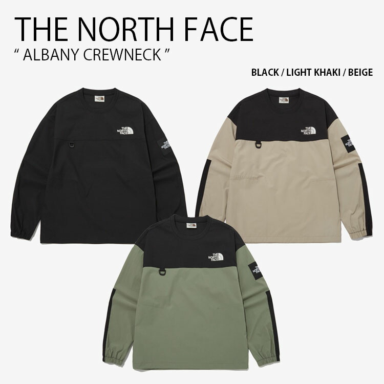 THE NORTH FACE ノースフェイス スウェット ALBANY CREWNECK アルバニー クルーネック スウェットシャツ トレーナー 長袖  メンズ レディース NM5MP53J/K/L