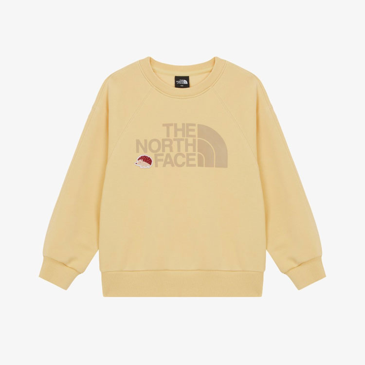 THE NORTH FACE ノースフェイス キッズ トレーナー K'S ANI-MATE SWEATSHIRTS アニ-メイト スウェットシャツ 長袖 ロゴ 男の子 女の子 子供用 NM5MR55S/T/U/V_4