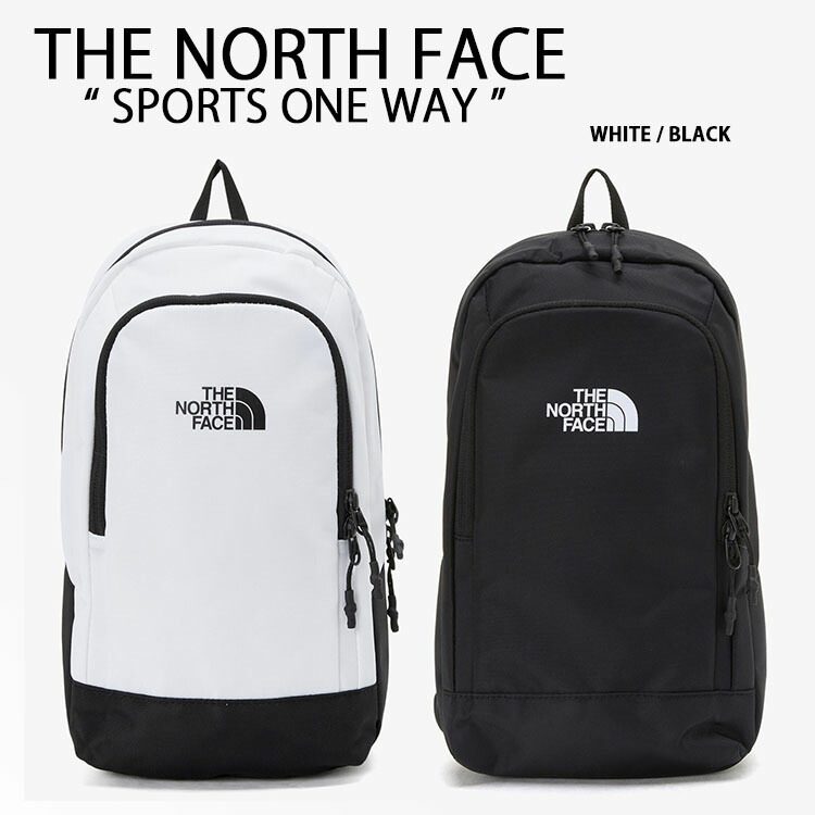 THE NORTH FACE ノースフェイス ボディバッグ SPORTS ONE WAY BAG ショルダーバッグ BLACK WHITE  ワンウェイバッグ バッグ カジュアル ストリート NN2PP06A/C