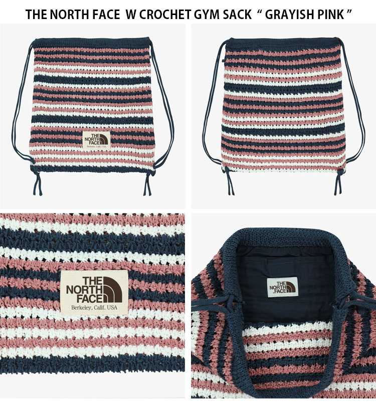 [THE NORTHFACE] W CROCHET GYM SACK★人気★ THE NORTH FACE ノースフェイス ナップサック W CROCHET GYM