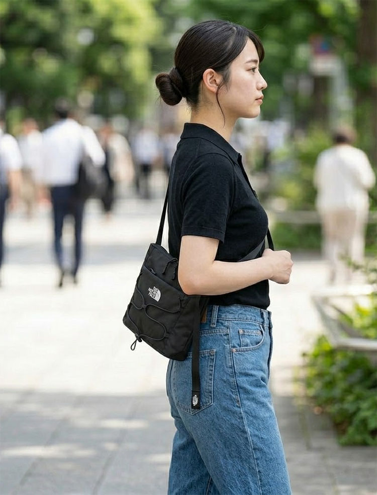 CHARBON PARIS ノースリーブ Sサイズ THE NORTH FACE（ザ ノースフェイス） ノースフェイス クロスバッグ