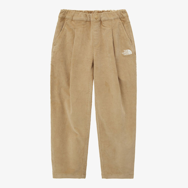 THE NORTH FACE ノースフェイス ロングパンツ KS CORDUROY CAMPER PANTS コーデュロイ キャンパー パンツ 長ズボン イージーパンツ ロゴ 子供用 NP6NP53S/T/U