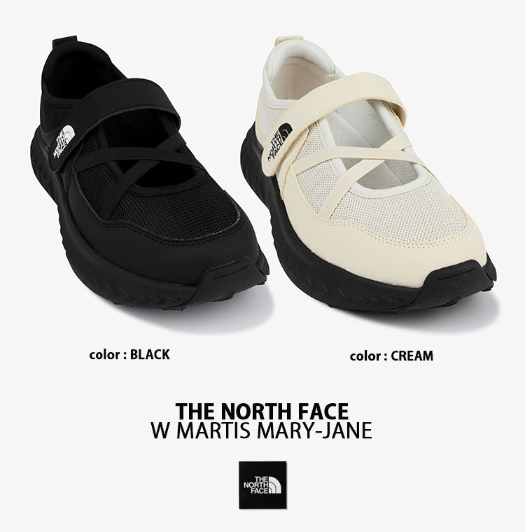 値下げ/新品/ THE NORTH FACE/メリージェーン/black THE NORTH FACE ノースフェイス レディース シューズ メリー