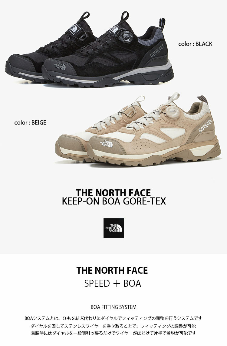 THE NORTH FACE ノースフェイス スニーカー KEEP-ON BOA GORE-TEX ゴアテックス ボアシステム BOA Fit  System GTX 軽量 NS91P05A NS91N51A/B : tnf-ns91n51 : セレクトショップ a-dot - 通販 -  Yahoo!ショッピング