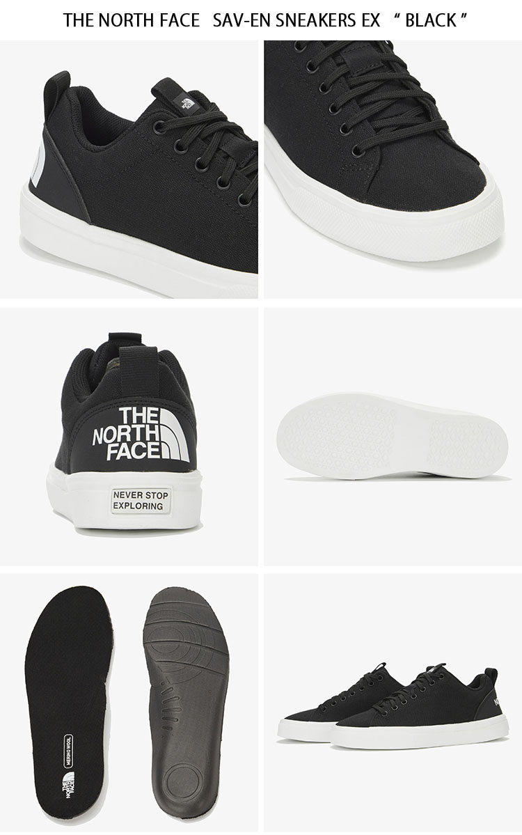 THE NORTH FACE ノースフェイス スニーカー SAV-EN SNEAKERS EX セブンスニーカー オールスター 軽量 シューズ  ビッグロゴ スポーツ NS93N07S/T