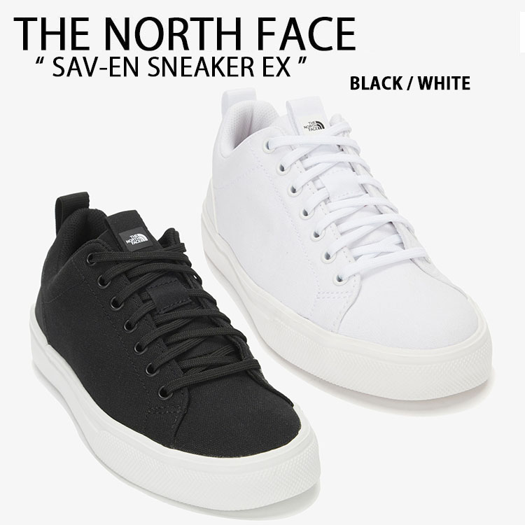 THE NORTH FACE ノースフェイス スニーカー SAV-EN SNEAKERS EX セブンスニーカー オールスター 軽量 シューズ  ビッグロゴ スポーツ NS93N07S/T