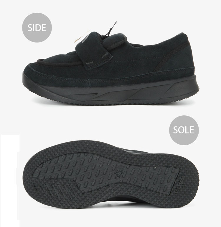 THE NORTH FACE ヌプシ　ローファー スウェード　ブラック ザ・ノース・フェイス THE NORTH FACE ヌプシ ローファー スエード